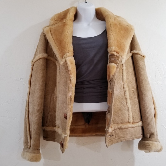 Ardney Collection Suede Lamb 100% Virgin Wool Coat